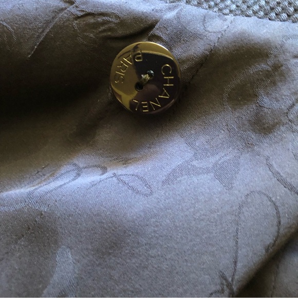 Chanel 2015 short sleeve navy cotton jacket 38 - Picture 3 of 14